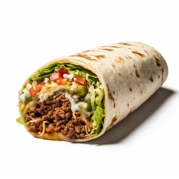 Hochdetailliertes UHD-Bild von Taco Bell Burrito