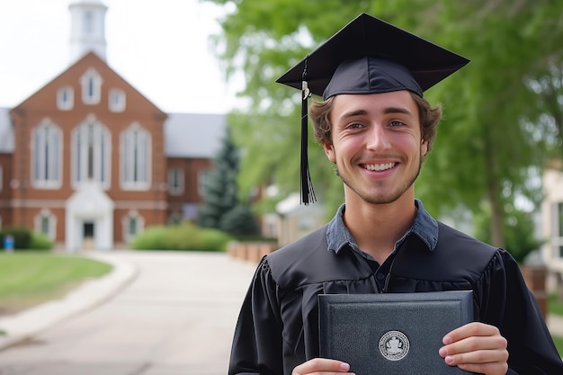 Hochschulabschluss in der Hand