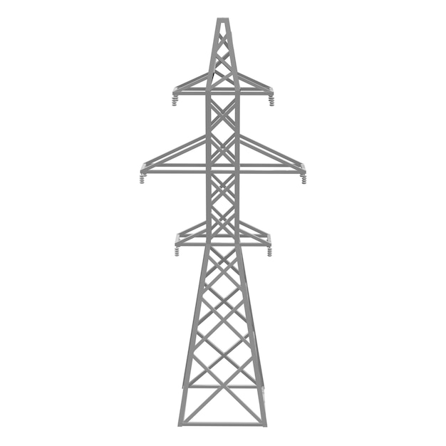 Hochspannungspylon des Stromübertragungsturms