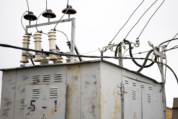 Hochspannungstransformatoren Elektrizitätswerk