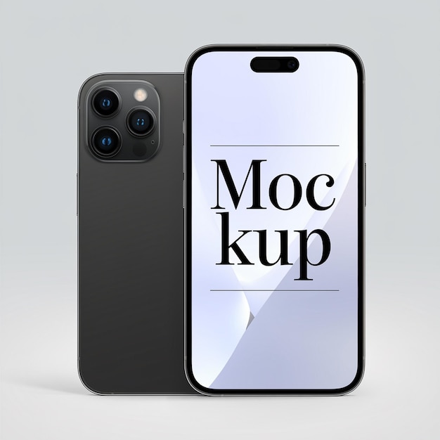 Hochwertige Telefon-Mockups für Branding und Marketing