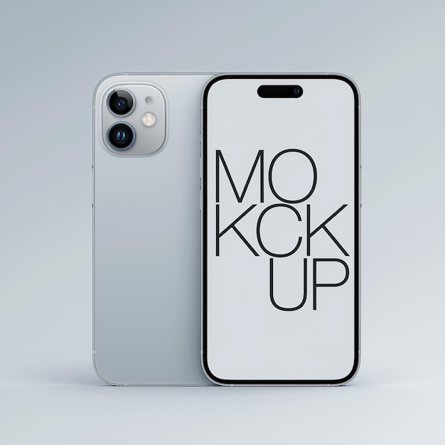 Hochwertige Telefon-Mockups für Branding und Marketing
