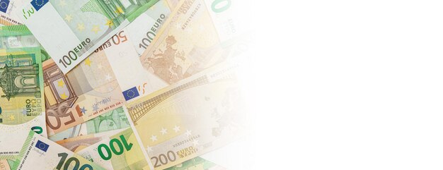 Hochwertige Textur des Euro-Banknoten-Panoramas