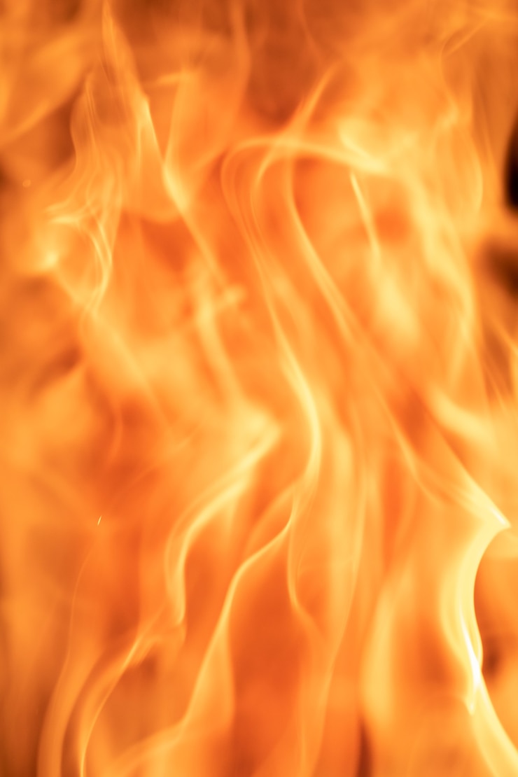 Foto hochwertige textur von feuer, flamme oder explosion