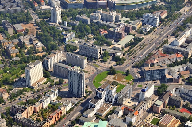 Hochwinkelansicht der Stadt