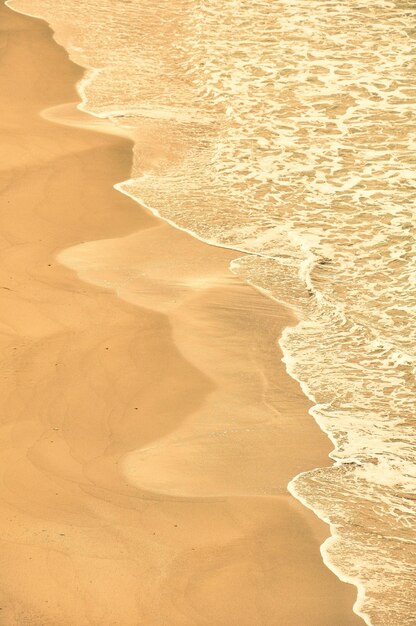 Foto hochwinkelansicht des strandes