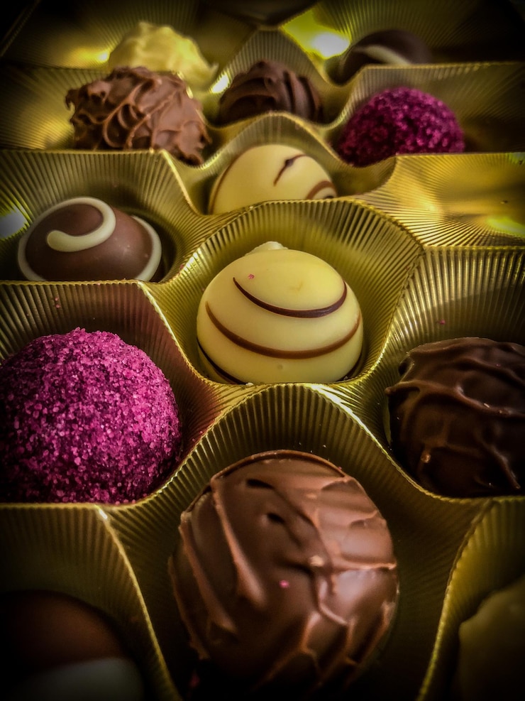 Foto hochwinkelansicht von cupcakes