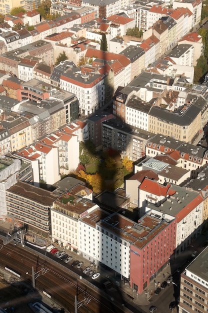 Hochwinkelansicht von Gebäuden in der Stadt
