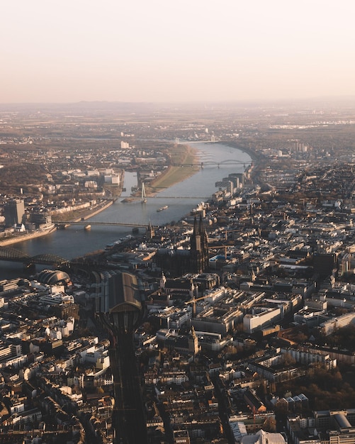 Hochwinkelansicht von Gebäuden in der Stadt