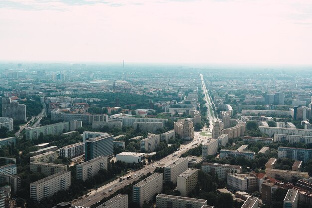 Foto hochwinkelansicht von gebäuden in der stadt