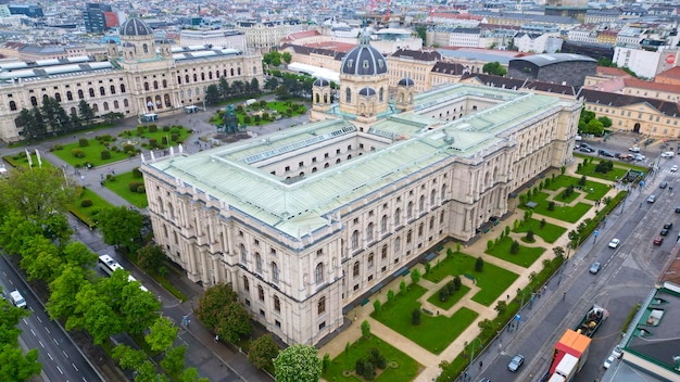 Hochwinkelansicht von Gebäuden in der Stadt