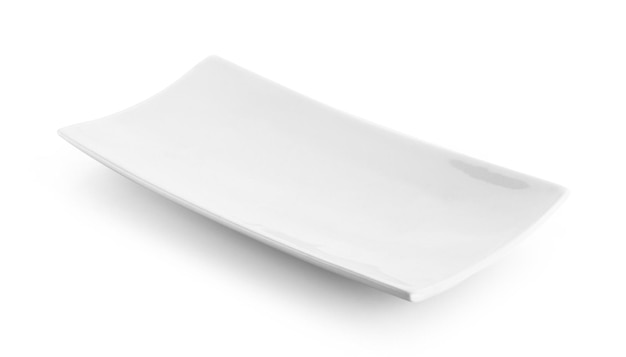Hochwinkelansicht von leerem Papier vor weißem Hintergrund