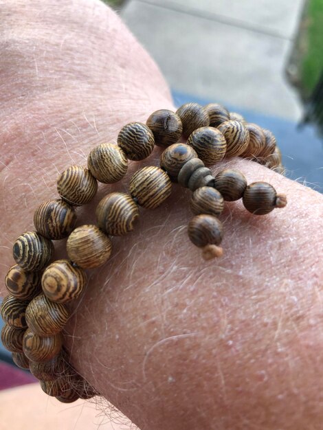 Hochwinkelansicht von menschlichen Muscheln