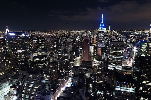 Hochwinkelansicht von New York City