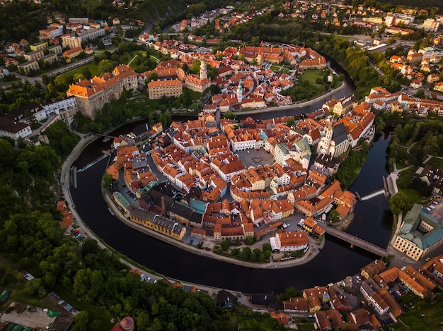 Hochwinkelansicht von Stadtlandschaften und Gebäuden in der Stadt