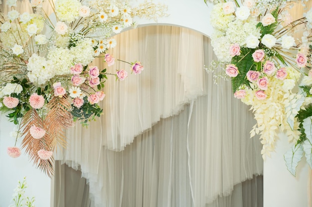 Hochzeit Blume Hintergrund Hintergrund bunter Hintergrund frische Rose Blumenstrauß