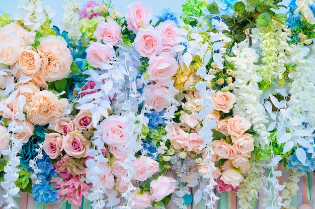 Hochzeit Blumen Hintergrund Hintergrund, bunten Hintergrund, frische Rose, Blumenstrauß