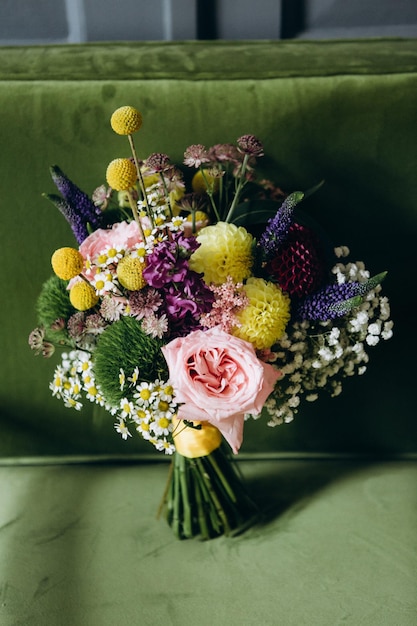 Hochzeitsblumen im rustikalen Stil