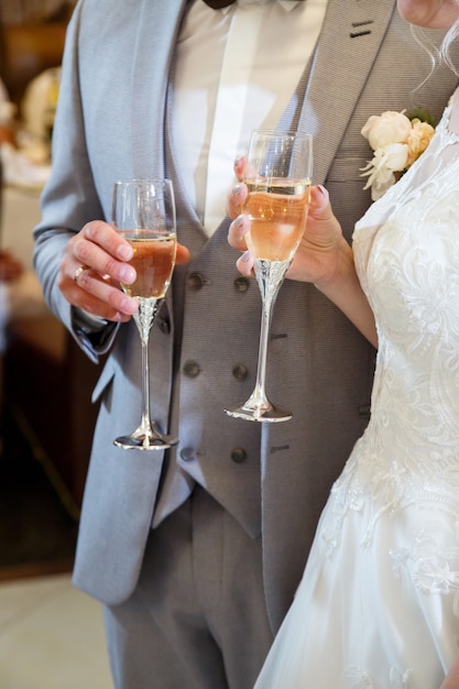 Hochzeitsbrille für Brautpaar am Hochzeitstag