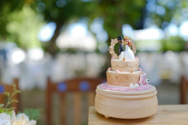 Hochzeitspuppenkuchen, Liebespaar