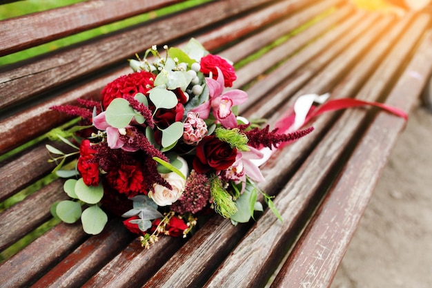 Hochzeitsstrauß Blumen der Braut