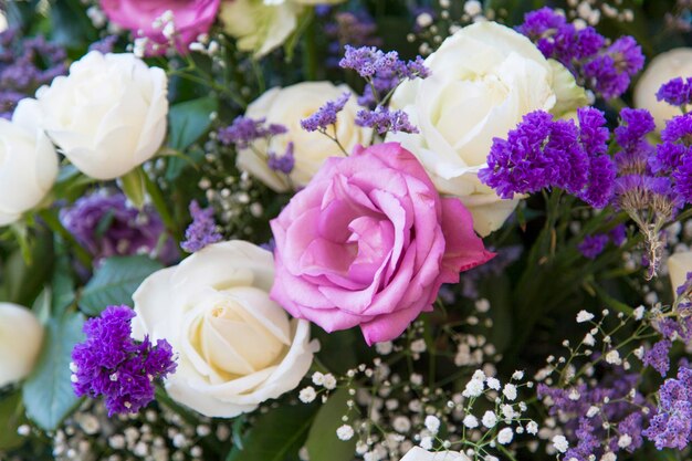 Hochzeitstag Blumenhintergrund