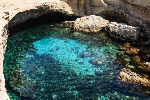 Höhle Grotta della Poesia Roca Vecchia Salento Küste Italien