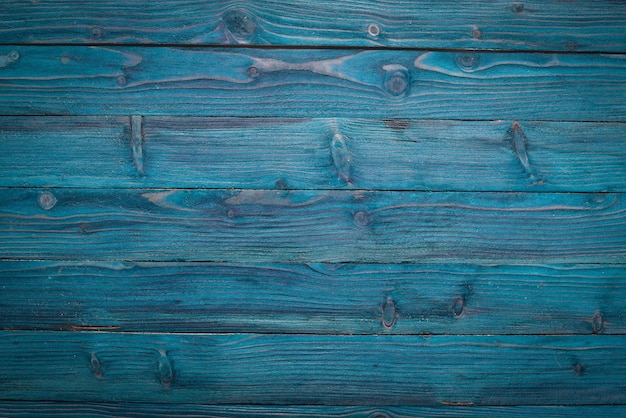 Hölzerne Beschaffenheit blauer Hintergrund Ansicht von oben Kopieren Sie Platz