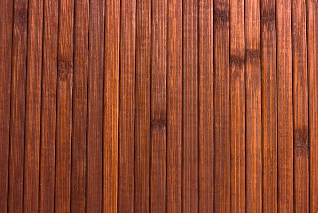 Hölzerner brauner Hintergrund. Glattes und poliertes Holz