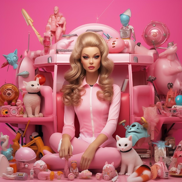 El hogar perfecto de Barbie Un retiro elegante y acogedor para la icónica muñeca