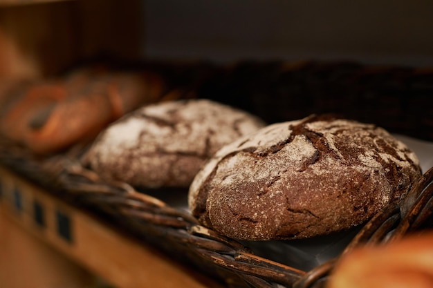 Hogazas de pan de centeno