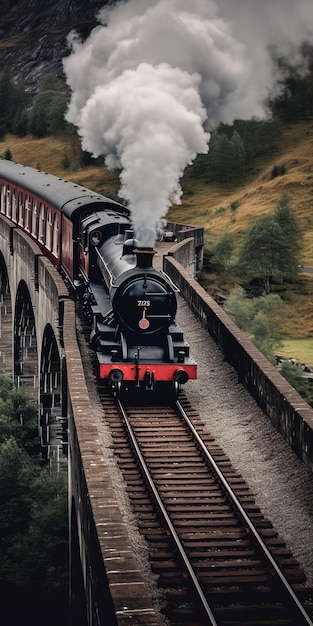 Foto hogwarts express un viaje espectacular en el viaducto de glenfinnan
