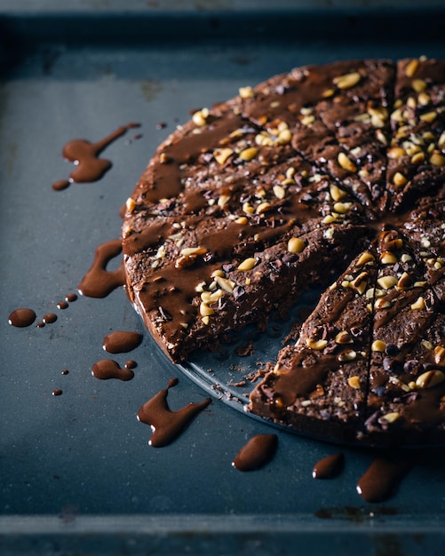Hohe Winkelansicht des Desserts