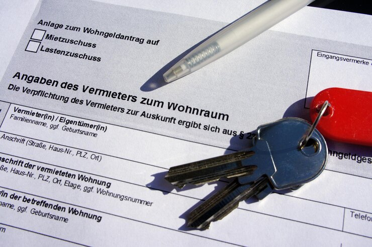 Foto hohe winkelansicht von tasten auf papier