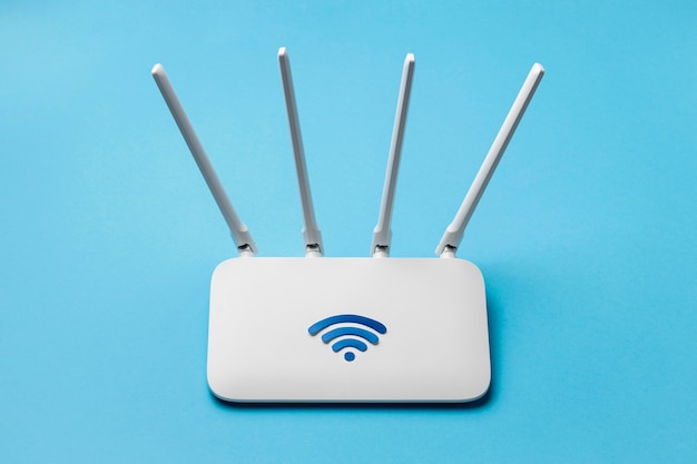 Hoher Winkel des WLAN-Routers