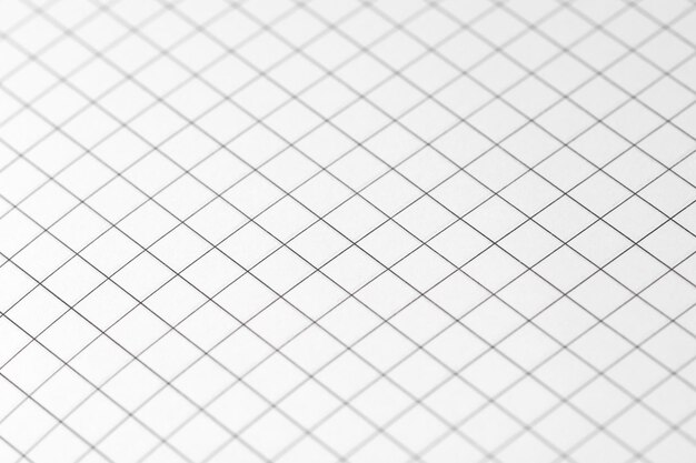 Hoja en blanco de papel de matemáticas Encerrar enfoque selectivo