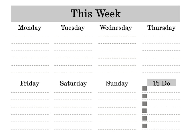 Hoja de bloc de notas en blanco y calendario para su mensaje de felicitación. Primer plano, vista superior. Nadie. Concepto de preparación para unas vacaciones. Felicitaciones para familiares, amigos y colegas.