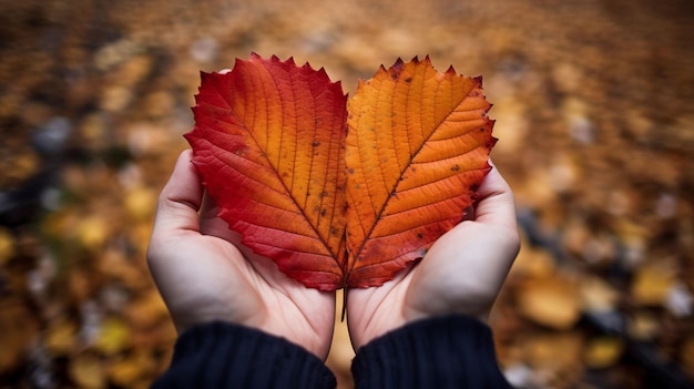 Hoja de otoño