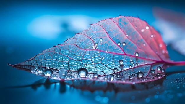 Una hoja con la palabra lluvia.