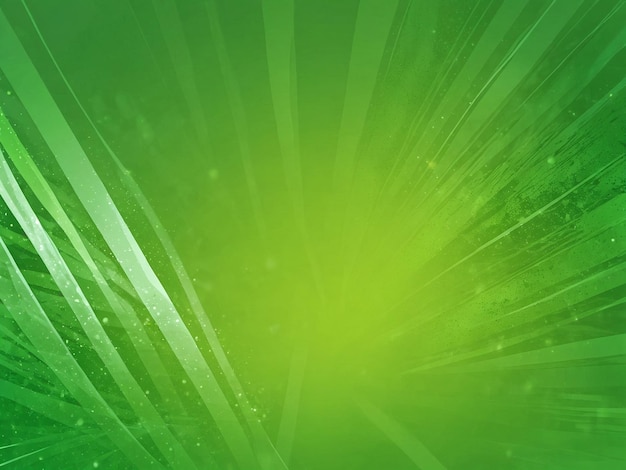 una hoja verde con un fondo verde con un patrón del sol brillando sobre ella