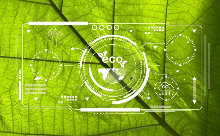 una hoja verde con un fondo verde con un trasfondo verde con una planta verde en el medio