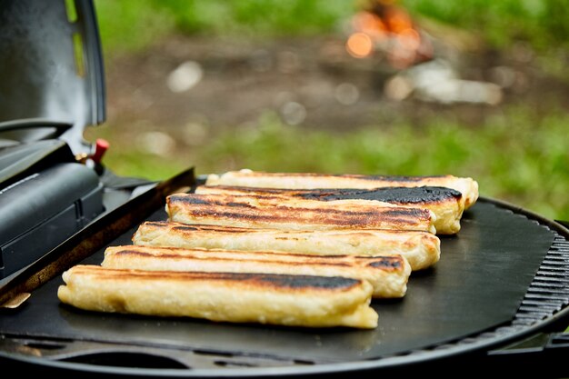 Foto hojaldre de queso a la parrilla