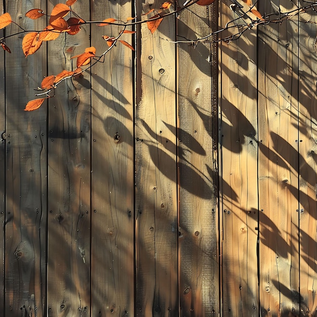 Las hojas como silueta de sombra en un patrón giratorio Woode Foto creativa de fondo elegante