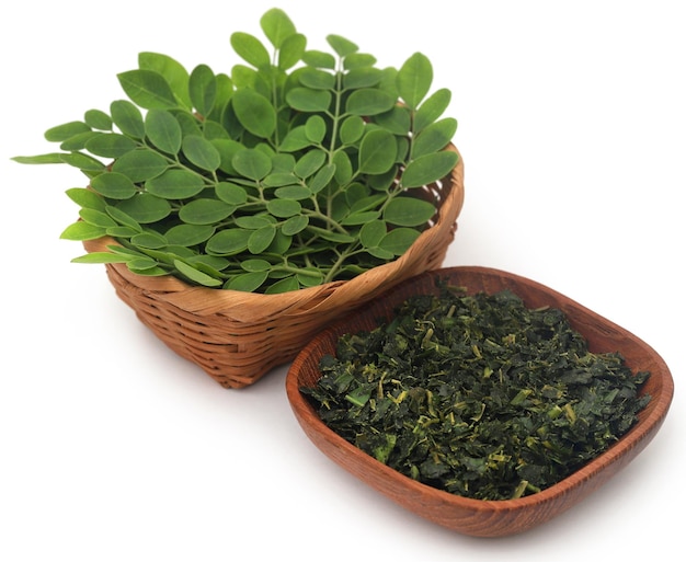 Hojas de moringa