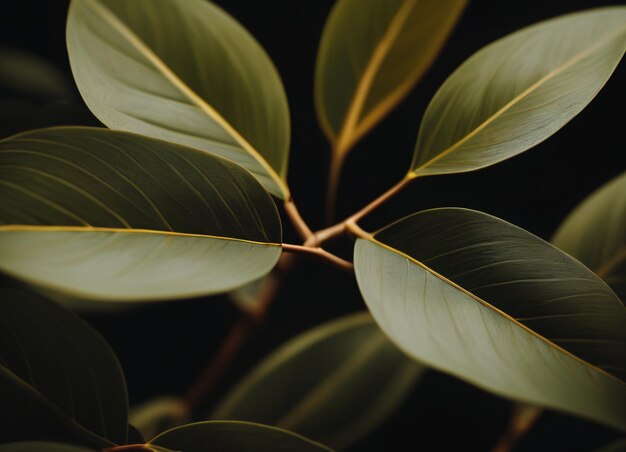 Foto hojas de oliva trasfondo de la naturaleza