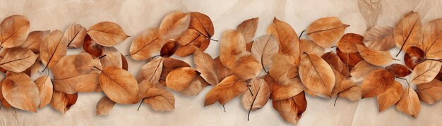 hojas de otoño en fondo de madera con espacio