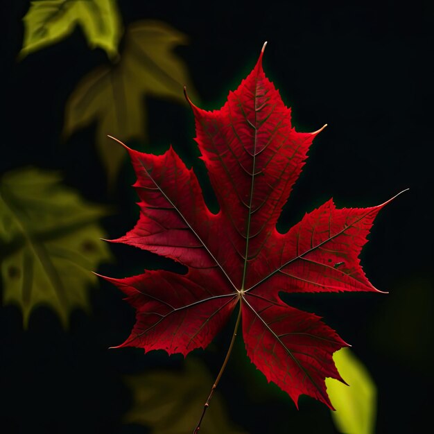 Hojas de otoño en el fondo