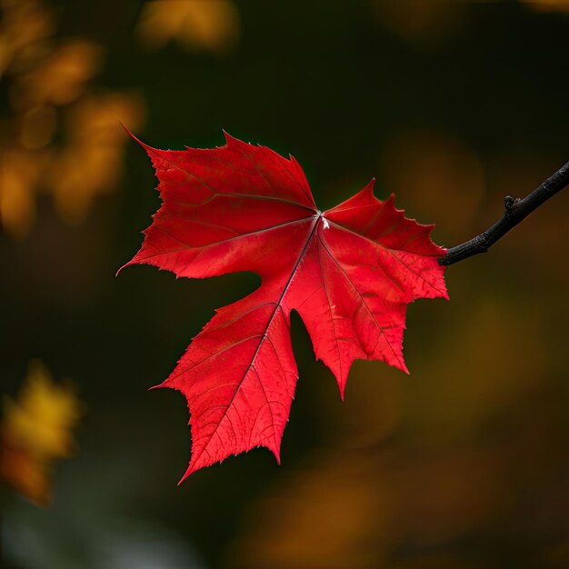 Hojas de otoño en el fondo