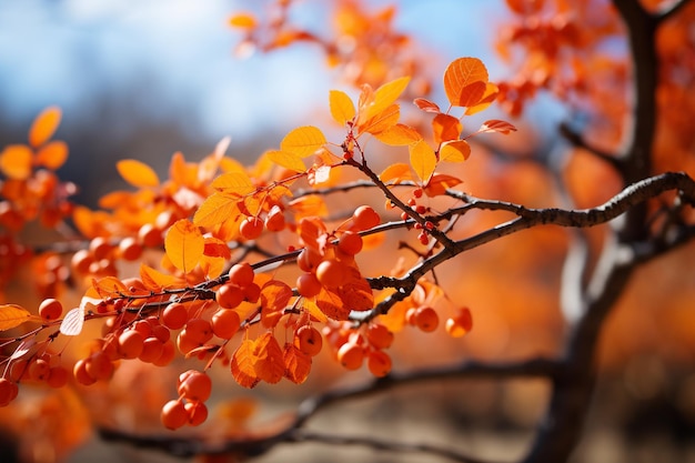 hojas de otoño de fondo