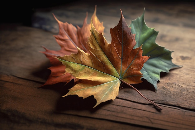 Hojas de otoño. El otoño es una estación del año que viene después del verano y antes de las hojas de arce del invierno.